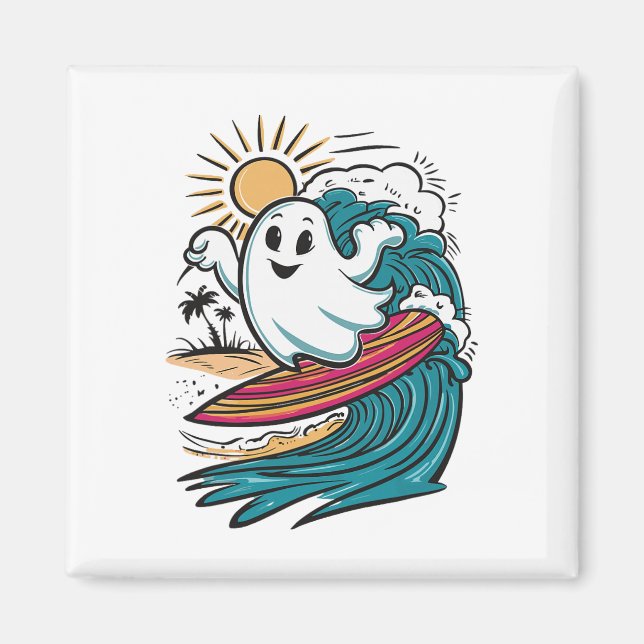 Imán Tablas de surf de surf fantasma (Frente)