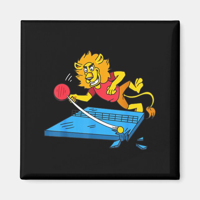 Imán Table Tennis Lion Ng Ng Lion Outfit Table Tennis  (Frente)