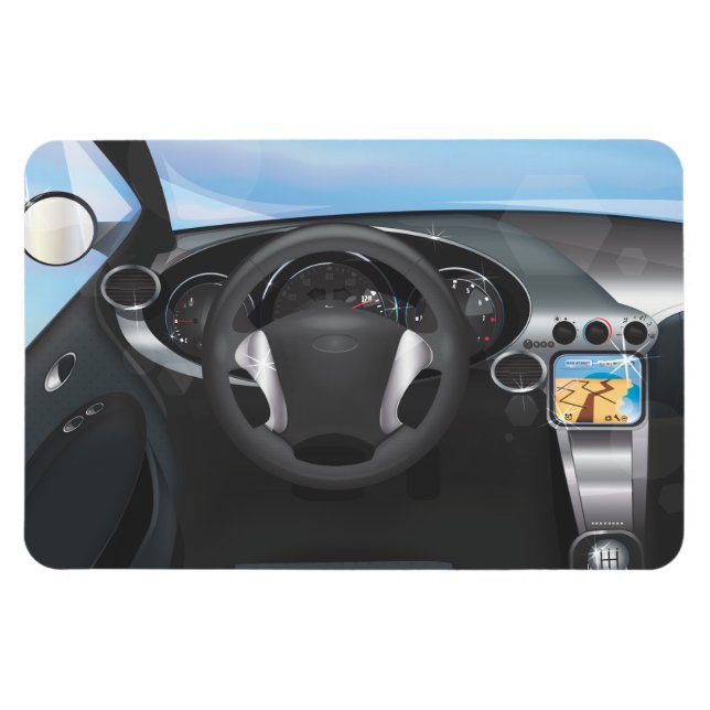 Imán Tablero de automóvil deportivo (Horizontal)