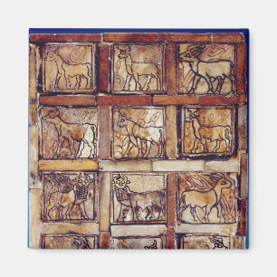 Imán Tablero del juego, animales del campo y bosque