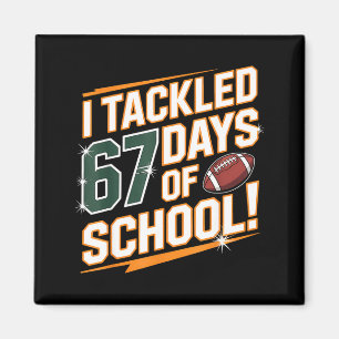 Imán Tackleé 67 Días De Fútbol De Niños Escolares Niños