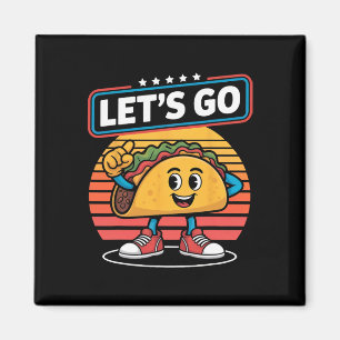 Imán Taco de Dabbing gracioso vamos a Trump Chickens Re