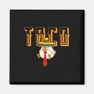 Imán Taco Divertido Anti-trump Siempre se Echa para Atr