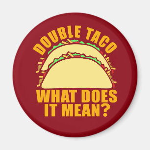 Imán Taco doble