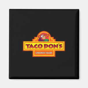Imán Taco Don's Tacos de Pollo Parodia de Trump