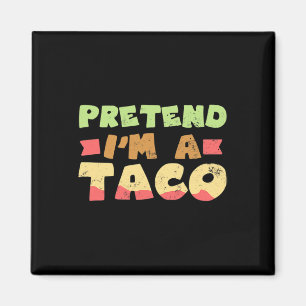 Imán Taco Halloween Disstume Diseño de Disfraces Preten