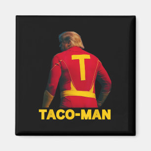 Imán Taco-man Divertido Anti-trump Halloween Costo Polí