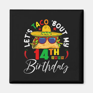 Imán Taco por mi cuarto cumpleaños México 5 De Mayo