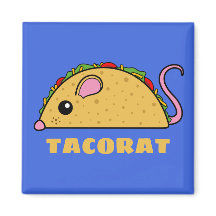 Taco Rat Magnet