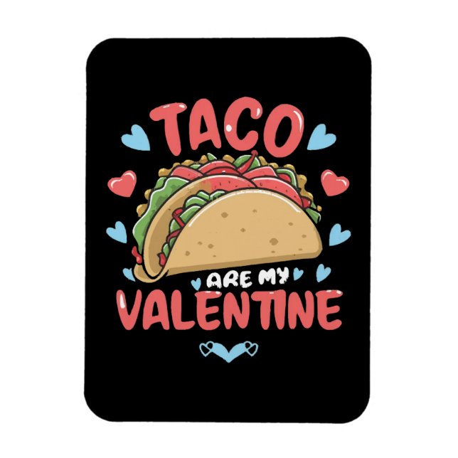 Imán Taco-san Valentín (Vertical)