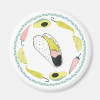 Taco sobre el amor | Círculo de elementos del tacó