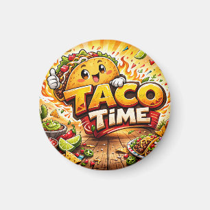 Imán Taco Time - Fiesta Fiasco - Foodie Fiends
