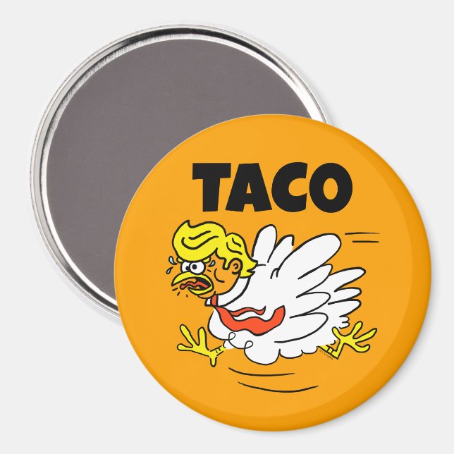 Imán TACO Trump siempre se desvanece (Anverso/Reverso)