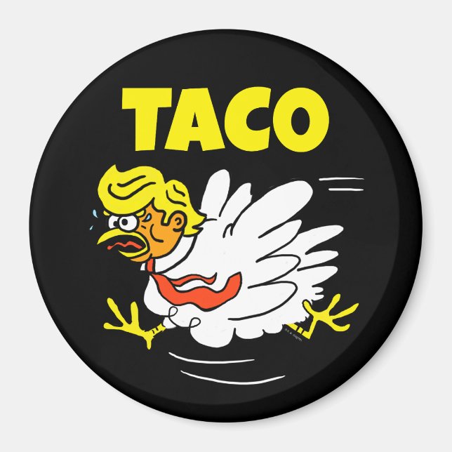 Imán TACO Trump siempre se desvanece (Frente)