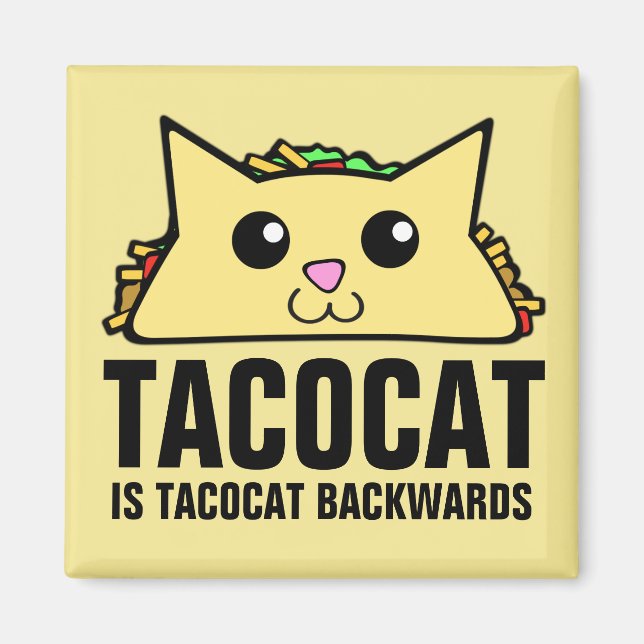 Imán Tacocat hacia atrás (Frente)