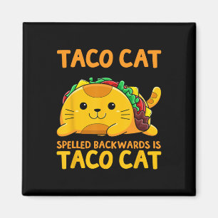 Imán Tacocat lanza hacia atrás Taco Cat Cinco De Cinco