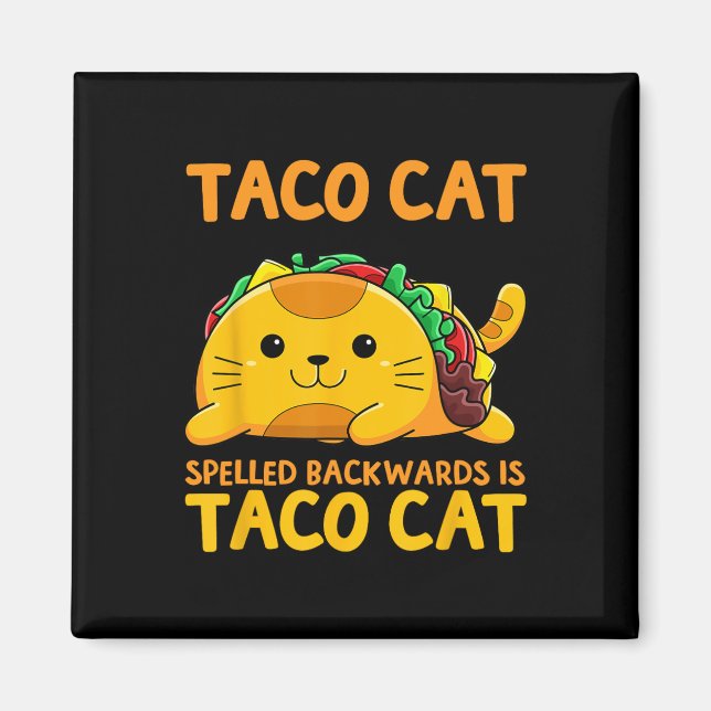 Imán Tacocat lanza hacia atrás Taco Cat Cinco De Cinco (Frente)