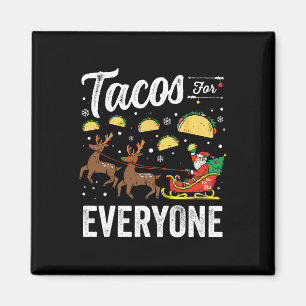 Imán Tacos Para Todos Los Navidades Taco Funny Xmas San