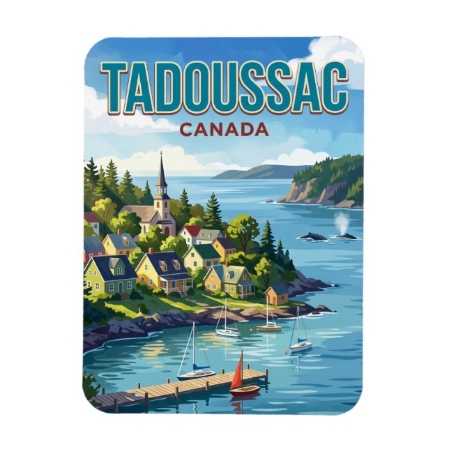 Imán Tadoussac, Quebec, Canadá Canadá (Vertical)
