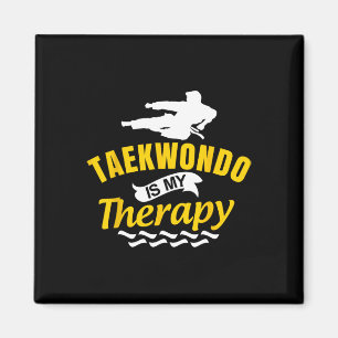 Imán Taekwondo Es Kickboxing de Terapia Artes Marciales