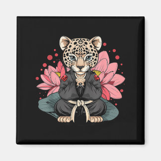 Imán Taekwondo Leopardo Kickboxing Animall Jiu-Jitsu