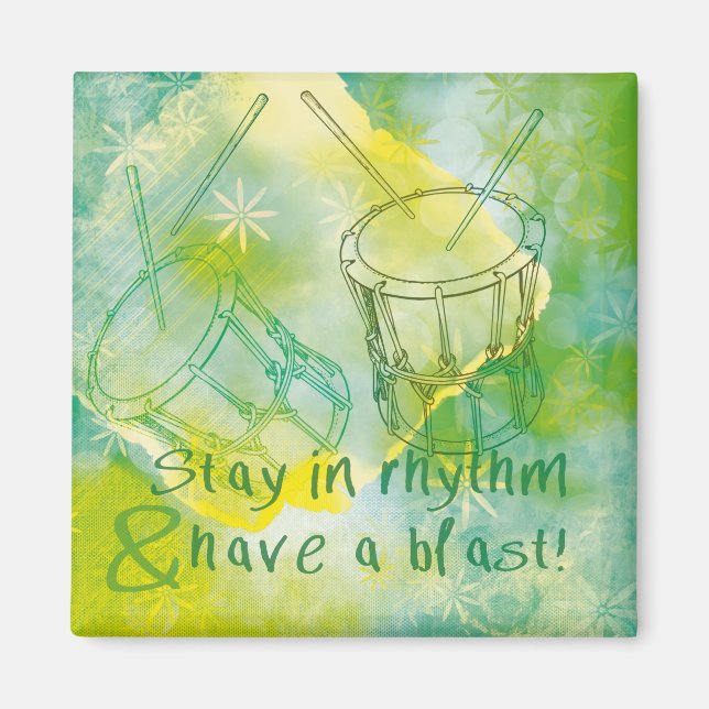 Imán Taiko Magneet met leuke qoute (Frente)