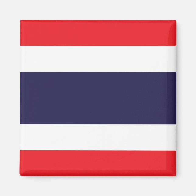 Imán Tailandia: Bandera tailandesa (Frente)