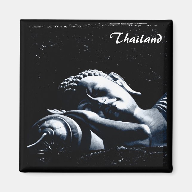 Imán Tailandia, Buda durmiente (imán del refrigerador) (Frente)