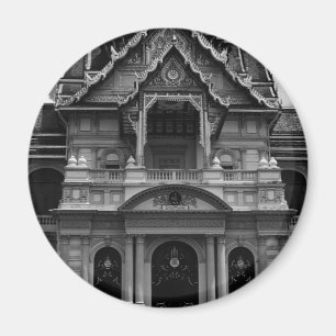 Imán Tailandia Vintage Bangkok El Grupo Chakri Lienzo P
