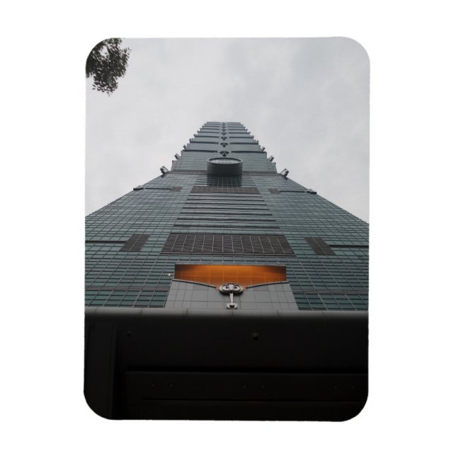 Imán Taipei 101 Taiwan 3"x4" Magnet (Vertical)