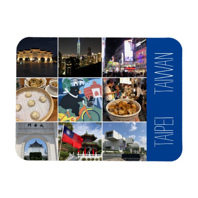 Imán taipei taiwan (Horizontal)