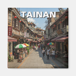 Imán Taiwan Tainan Street Travel
