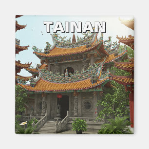 Imán Taiwan Tainan Temple Travel