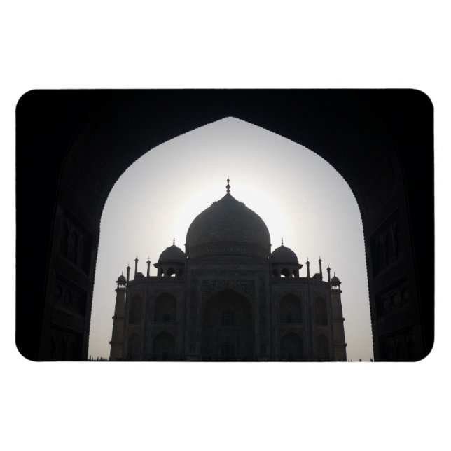 Imán taj mahal silhouette (Horizontal)