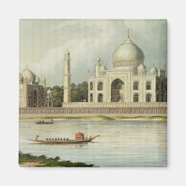 Imán Taj Mahal, Tumba del emperador Shah Jehan y (Frente)