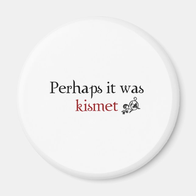 Imán Tal vez fue besado (Frente)