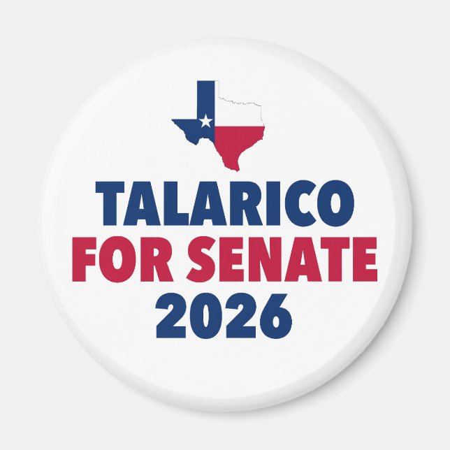 Imán Talarico para Senado Elección Texas 2026 (Frente)