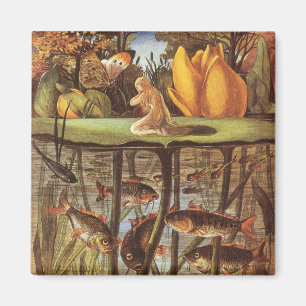 Imán Tale de hadas de Thumbelina vintage, Eleanor Vere 