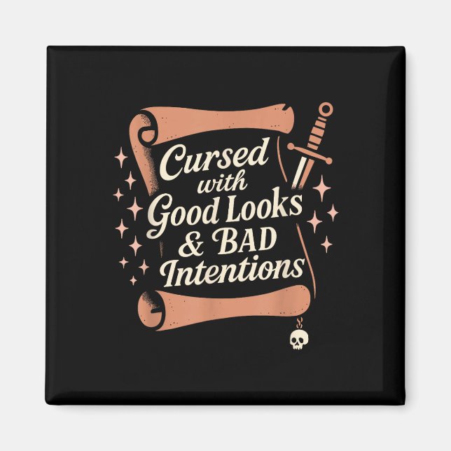 Imán Talk like a pirate day funny crew gift office look (Frente)