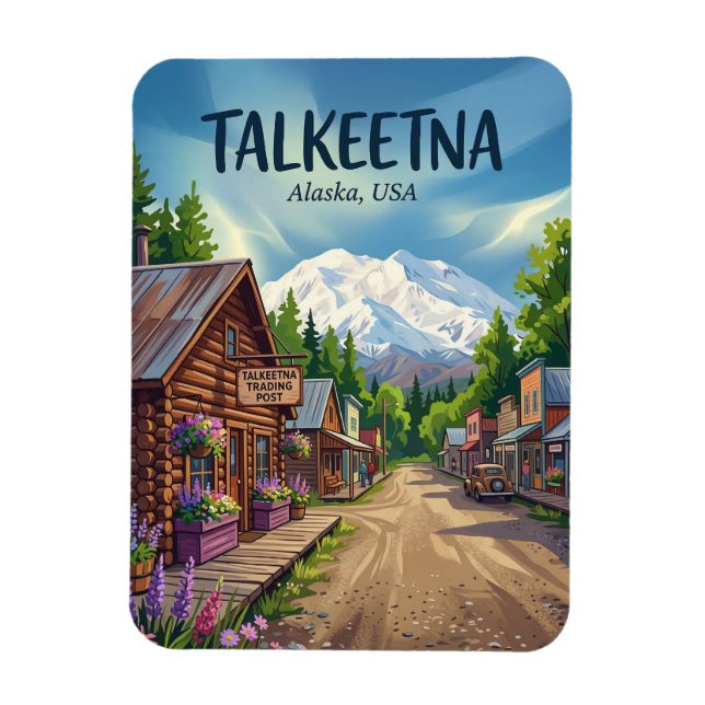 Imán Talkeetna Alaska (Vertical)