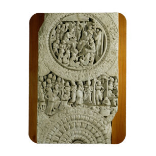 Imán Tallando representando una historia del Jatakas,