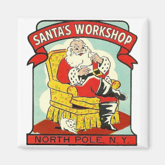 Imán Taller de Santa Claus Polo Norte N.Y. - Magnet