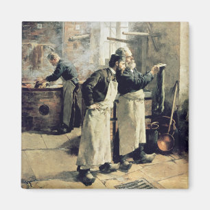 Imán Taller de teñido en los Gobelinos del siglo XIX