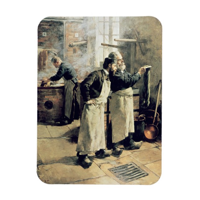 Imán Taller de teñido en los Gobelinos del siglo XIX (Vertical)