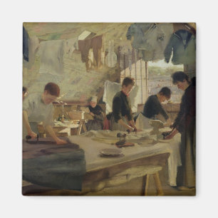 Imán Taller que plancha en Trouville, 1888