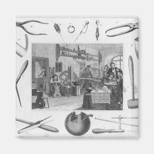 Imán Taller y herramientas principales de la joyería,