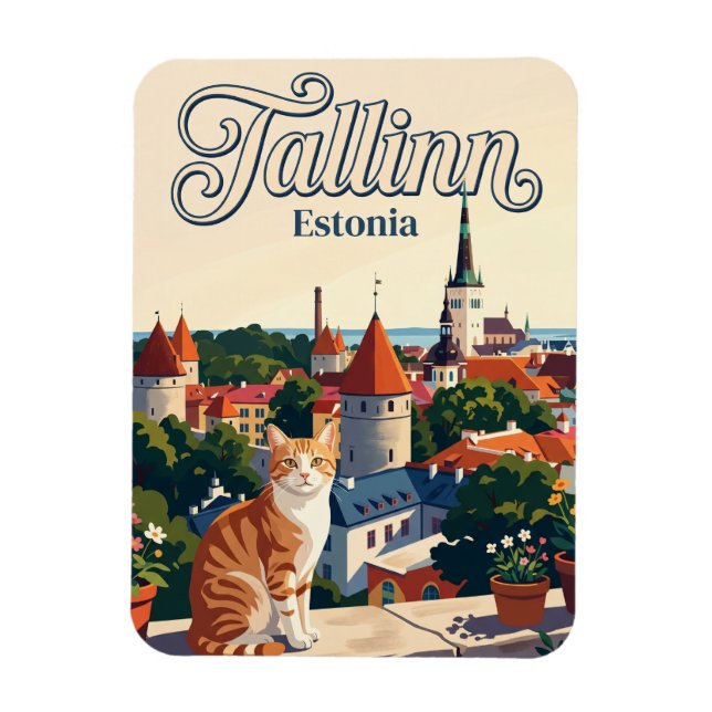 Imán Tallin Estonia (Vertical)