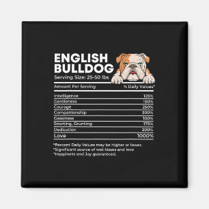 Imán Tamaño de servicio de bulldog - Propietario de per