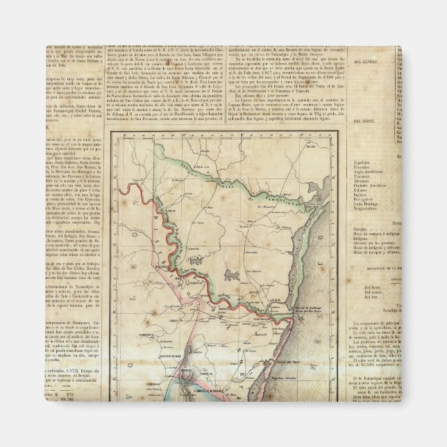 Imán Tamaulipas, México (Frente)