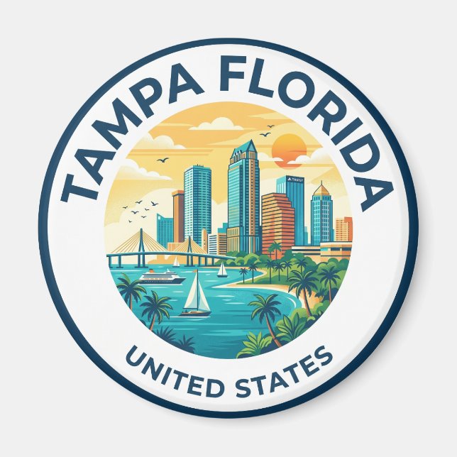Imán Tampa Florida (Frente)